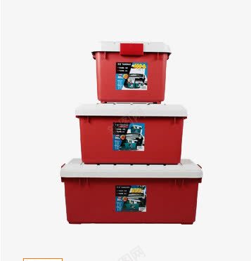 红色收纳箱png免抠素材_新图网 https://ixintu.com 产品实物收纳箱 储物盒 收纳盒