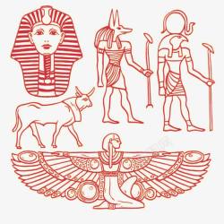 人兽埃及元素高清图片