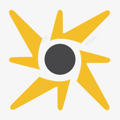 手绘太阳装饰图标png_新图网 https://ixintu.com 太阳 手绘 装饰