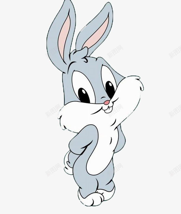 可爱兔子png免抠素材_新图网 https://ixintu.com 动物 卡通 手绘 装饰