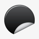 黑色圆形标签图标png_新图网 https://ixintu.com 标签