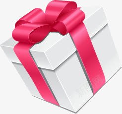 白色立体礼盒创意png免抠素材_新图网 https://ixintu.com 创意 白色 礼盒 立体 设计