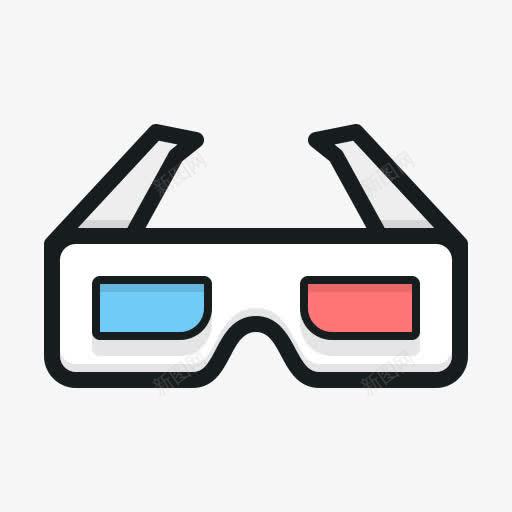 眼镜Luluiconspng免抠素材_新图网 https://ixintu.com 3D Glasses 眼镜