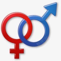 男性符号和女性符号图标图标