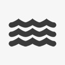 水海simplegreenicons图标png_新图网 https://ixintu.com sea water 水 海