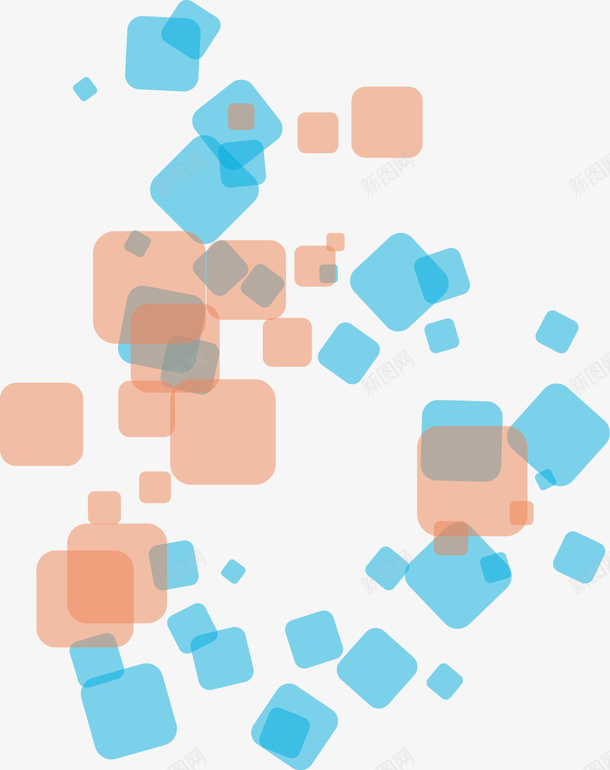 方形科技装饰矢量图eps免抠素材_新图网 https://ixintu.com 图形 扁平 方形 科技 装饰 矢量图