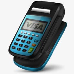 visa卡刷卡机图标素材