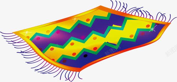 时尚花纹飞毯png免抠素材_新图网 https://ixintu.com 时尚 花纹 飞毯