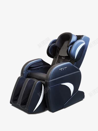 蓝色按摩椅png免抠素材_新图网 https://ixintu.com 实物图片 按摩椅 蓝色 蓝色按摩椅