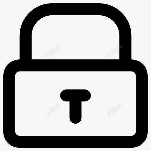 挂锁图标png_新图网 https://ixintu.com 安全 工具和器具 挂锁 锁 隐私