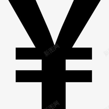 日元符号图标图标