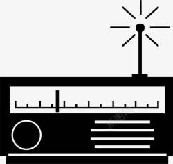 收音机元素图标图标