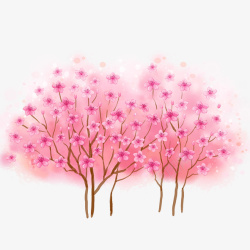 粉色树木素材