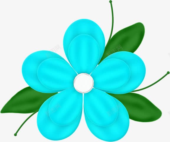 淡蓝色唯美花朵png免抠素材_新图网 https://ixintu.com png 唯美 淡蓝色 花朵 装饰