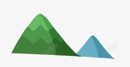 卡通山岭png免抠素材_新图网 https://ixintu.com 卡通 山 山岭