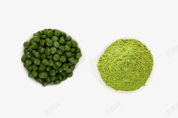 螺旋藻png免抠素材_新图网 https://ixintu.com 医疗 素食 绿色 营养 藻类 螺旋藻
