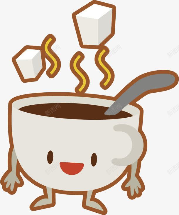 加糖咖啡png免抠素材_新图网 https://ixintu.com 咖啡 手绘 糖