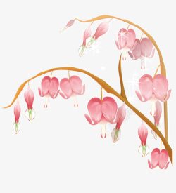 粉色的鲜花素材