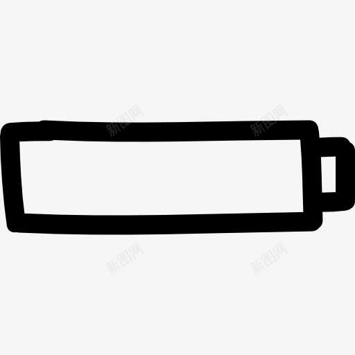 空电池手绘界面符号图标png_新图网 https://ixintu.com 排出 接口 标志 电池 电池状态 空 符号 能源