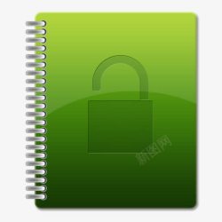 锁定锁安全JM艺术笔记本素材