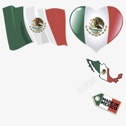 墨西哥图案与邮票素材