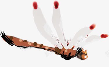 手绘白色水彩蜻蜓艺术png免抠素材_新图网 https://ixintu.com 水彩 白色 艺术 蜻蜓