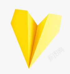 黄色手绘飞机形状png免抠素材_新图网 https://ixintu.com 形状 飞机 黄色