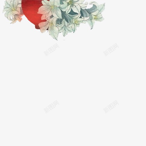 和风手绘花朵png免抠素材_新图网 https://ixintu.com 和风 手绘 花朵