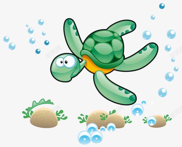 海龟png免抠素材_新图网 https://ixintu.com 乌龟 动物 海龟 爬行 矢量素材