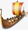 维京海盗海盗船维京的图标高清图片