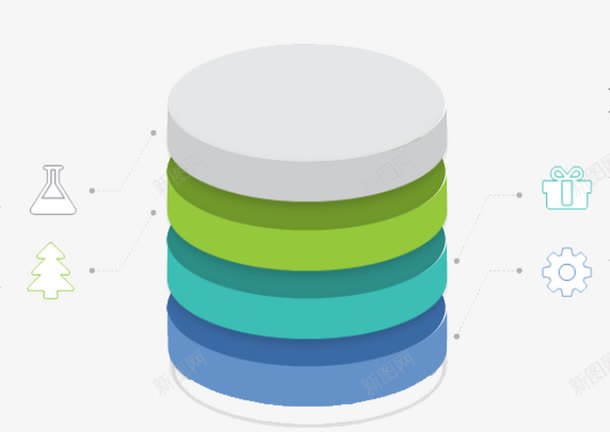 圆形立体图形png免抠素材_新图网 https://ixintu.com PPT 免抠PNG素材 商务 立体