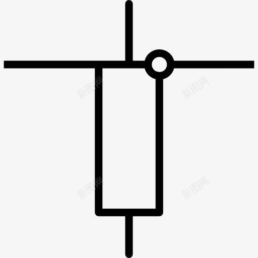 连接图标png_新图网 https://ixintu.com 图形工具 图形编辑 形状 点 矩形 线