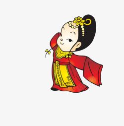 中国古代美女古代卡通人物高清图片