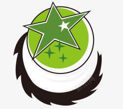 星星logo素材