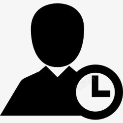 时间和测仪表时间控制界面符号的用户图标高清图片