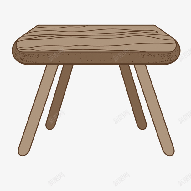 木桌家具png免抠素材_新图网 https://ixintu.com 家具 家具矢量 木桌 素材