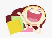 卡通扁平女孩png免抠素材_新图网 https://ixintu.com 卡通 女孩 扁平 购物