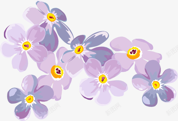 漂浮花卉png免抠素材_新图网 https://ixintu.com 植物 素材 花卉 花朵