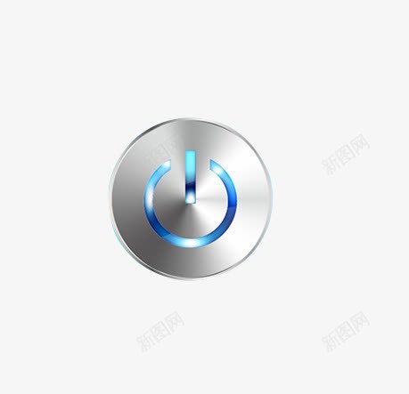 科技质感按钮png免抠素材_新图网 https://ixintu.com 按钮素材 科技图片