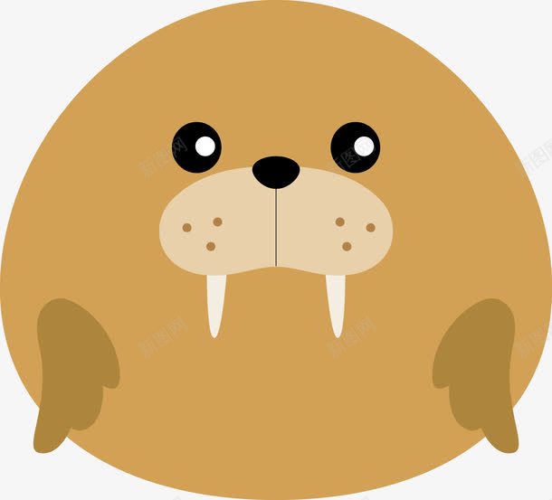 海狮png免抠素材_新图网 https://ixintu.com 动物 卡通 手绘