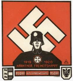纳粹士兵与纳粹标志素材