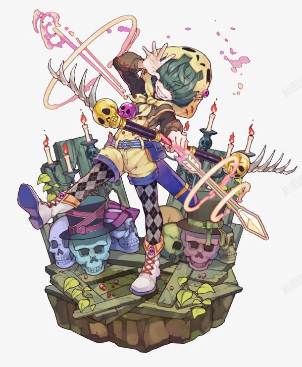 手绘射手png免抠素材_新图网 https://ixintu.com 射手 手绘