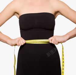 测量腰部衣服测量高清图片