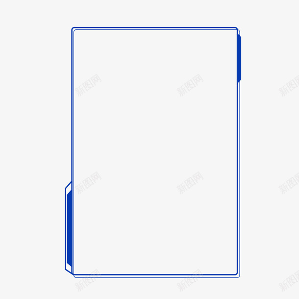 深蓝色科技风线框科技感未来感png免抠素材_新图网 https://ixintu.com 未来感 科技感 科技风 线框