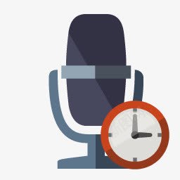 广播麦克风时钟flaticons图标png_新图网 https://ixintu.com clock microphone radio 广播 时钟 麦克风