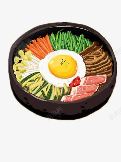 食物插画png免抠素材_新图网 https://ixintu.com 插画 烹饪 装饰 韩食 食物