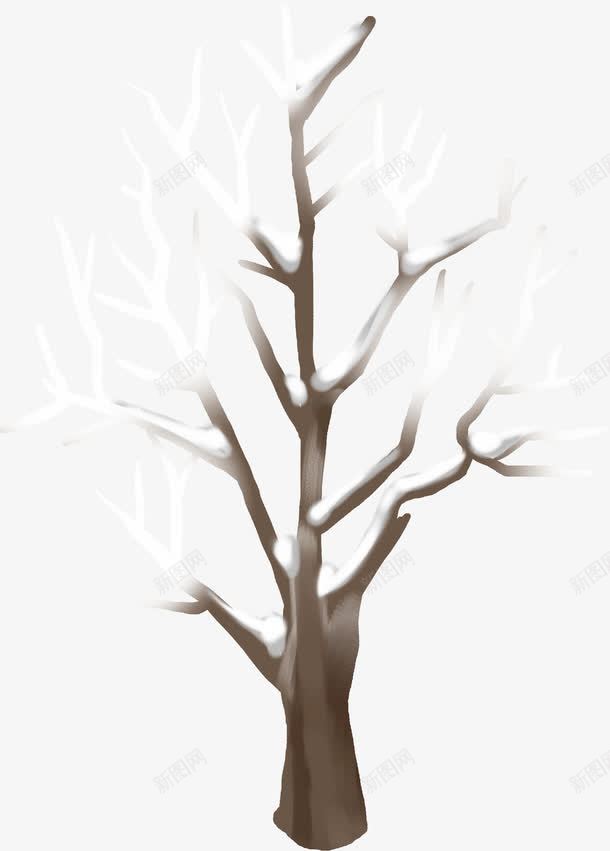手绘冬季树枝插图png免抠素材_新图网 https://ixintu.com 冬季 插图 树枝