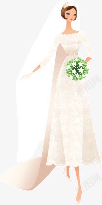 穿婚纱的女孩png免抠素材_新图网 https://ixintu.com 婚礼 婚纱 新娘
