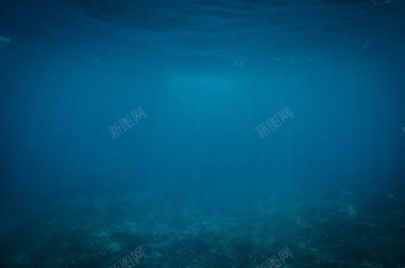 水海深海海底背景