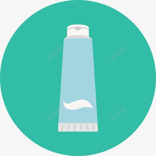 牙膏图标png_新图网 https://ixintu.com 保健和医疗 卫生 牙医保健 牙膏